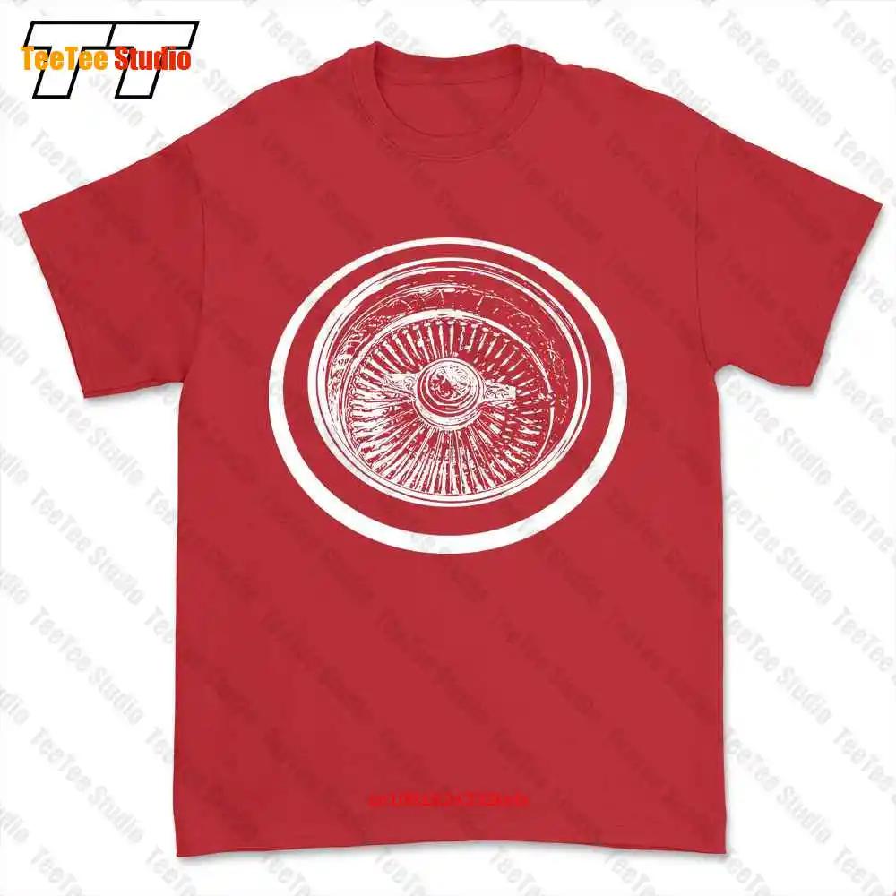 Lowrider Wire Wheel Knockoff Engraved Car Show Tshirt Tee M6JE S
