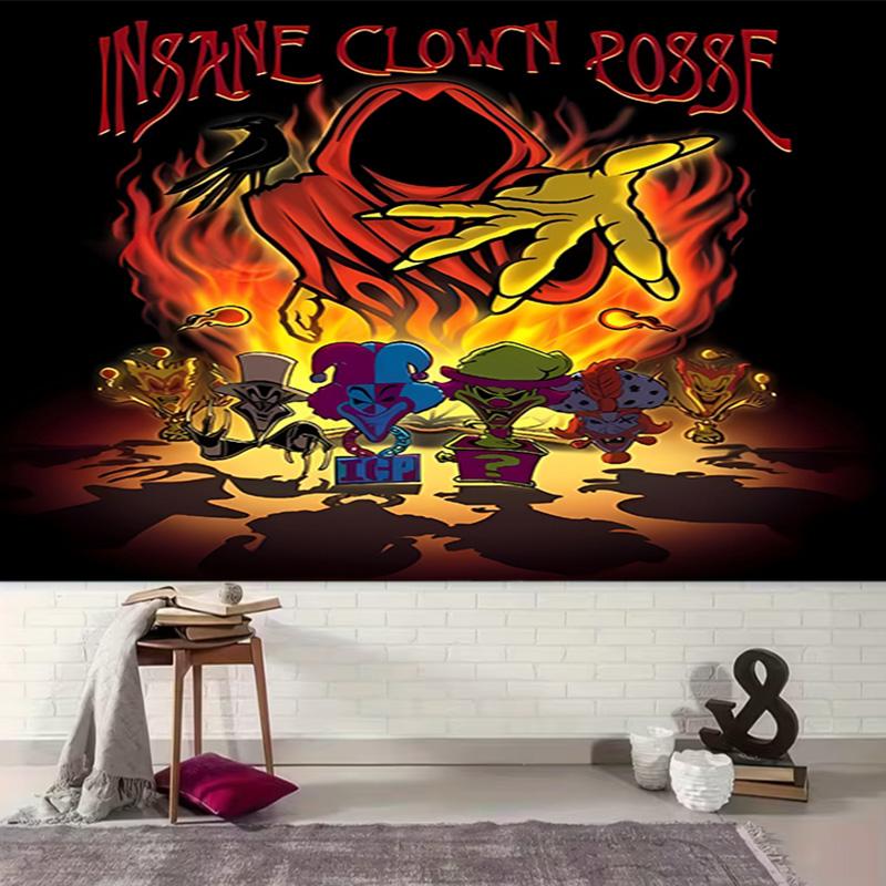 1pc Insane Clown Posse Tapestry, Living Room, Bedroom, Office, Party Decor, Ideal Festive Gift