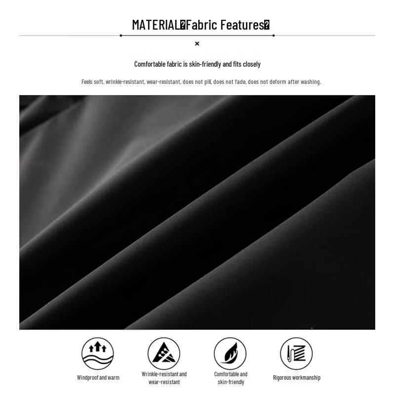 EASTERN CAMEL Men's Padded Stand Collar Winter Jacket