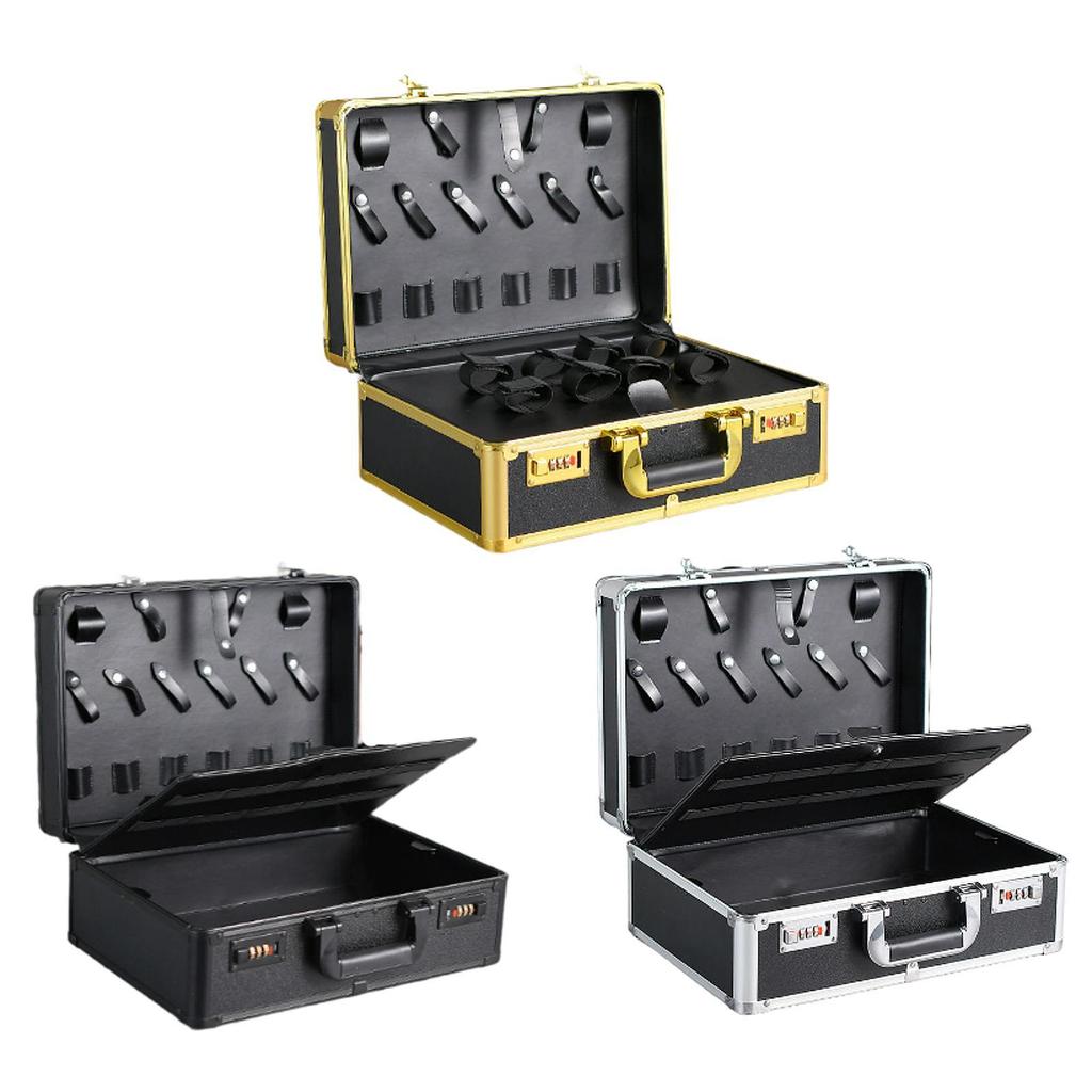 Hairdressing Tools Barber Supplies Case with Handle Convenient Hairdresser Carry Case Hairdresser Suitcase Travel Code Case