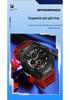 Sanda Sports Waterproof Men's Multifunctional Large Dial Wristwatch with Alarm & Calendar