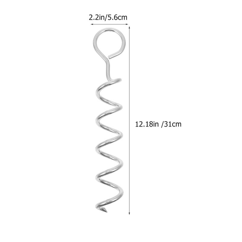 Dog Tie Stake Stakes Heavy Duty for Metal Large Dogs Outdoor Cable and Leash Iron Fence Ground Outside