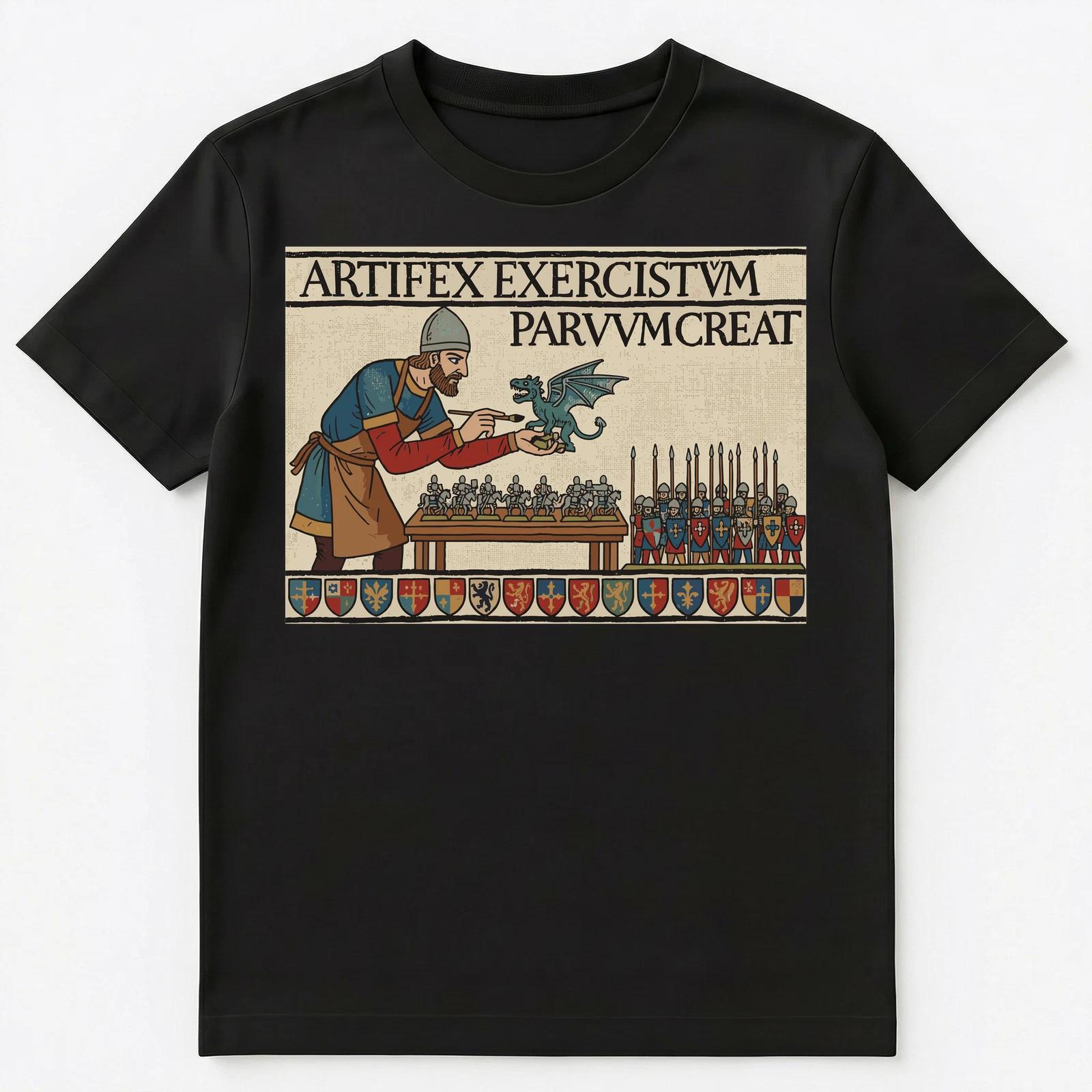 

Tabletop Artist Medieval Tapestry Style Miniature Hobby Unisex T-Shirt 4XL