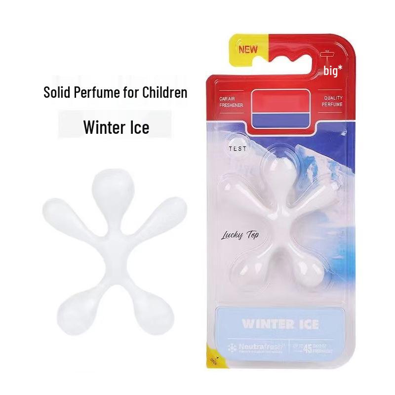 Car Air Freshener Scented Paper Hanging Ornament for Vent - Cartoon Design Solid Perfume