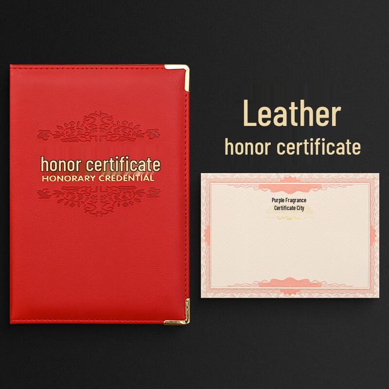 ZHUSHENG Leatherette Honor Certificate 8K (5-Pack)