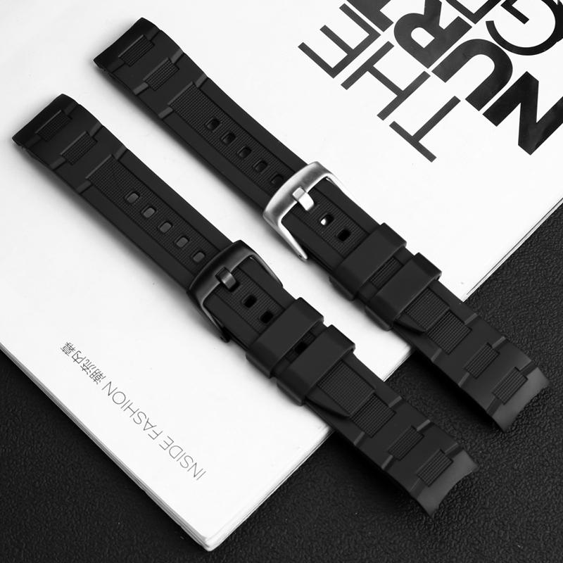 EFR-303 Silicone Rubber Watchband 22mm For Casio 5468 EDIFICE EFR-304 EFR-516PB EFR-516 Bracelet Waterproof Sport Watch Strap