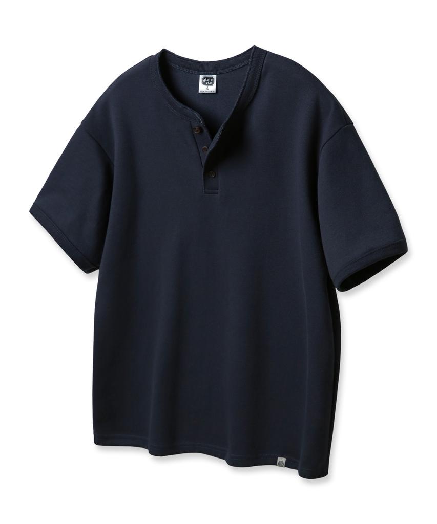 ALVINCLO 3-Button Henley Neck Loose Fit Short Sleeve T-Shirt Ast4773 (5 Colors)