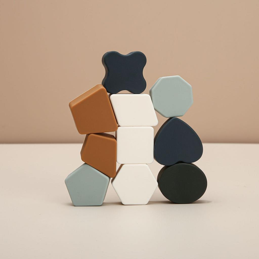 Shape Cognition Matching Toy Children's Geometric Equal Panel Hand Grip Panel Silica Gel Panel Teaching Aid