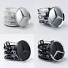 JVC5   4pcs 75mm Car Wheel Center Caps Hub Caps Rims Cover For Mercedes Benz AMG A B C S Class E GLA CLA GLB GLE GLK GLS Accessories