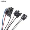 2 PCS Headlight Lamp Bulb Socket Wiring Harness Connector Plug Adapter Line for H1 H7 H4 Bulb