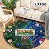 Hunter X Hunter Round Area Rug Carpet Rug For Living Room Bedroom Sofa Playroom Decor Nonslip Floor Mat