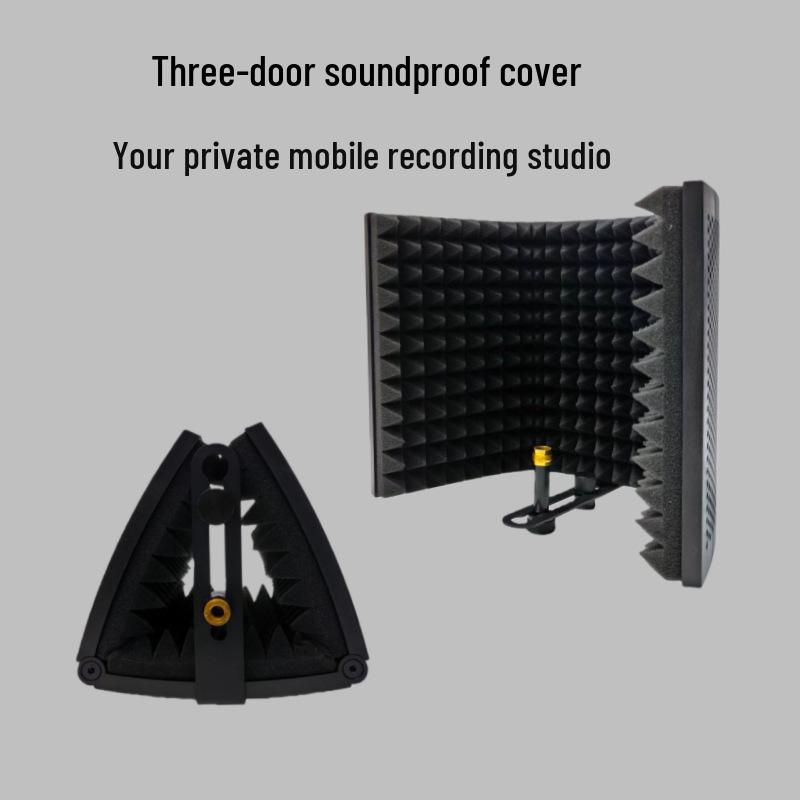 Soundproof Microphone Cover: Noise-Reducing, Sound-Absorbing Cotton for Studio and Live Recording