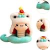 Schlangen Kuscheltier Chinesisches Neujahr Schlangen Plüschtier, Sammlerstatue Kinder Plüsch Schlangenspielzeug Schlangenpuppen Spielzeug für Büro Schlafsaal, 40cm rot