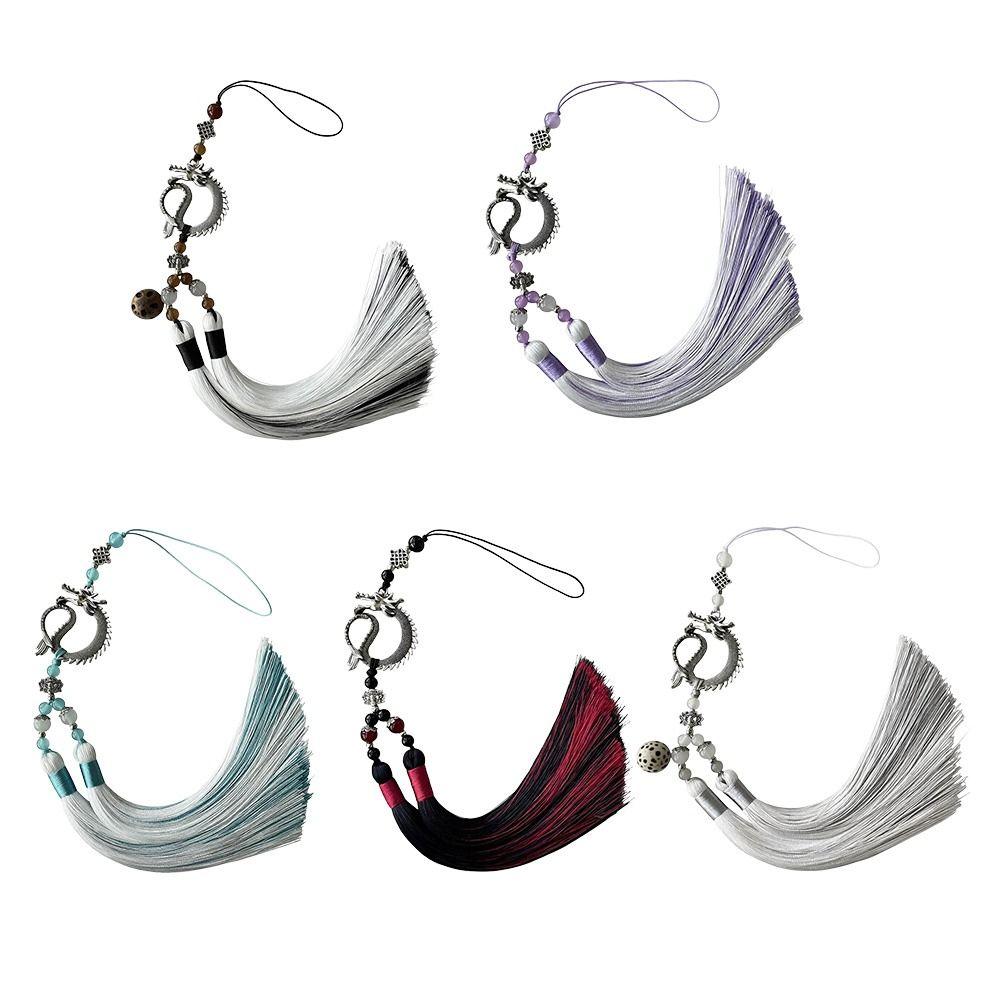 Alloy Chinese Style Pendant DIY Tassel Ornament Flute Pendant Unisex Ancient Fan Pendant