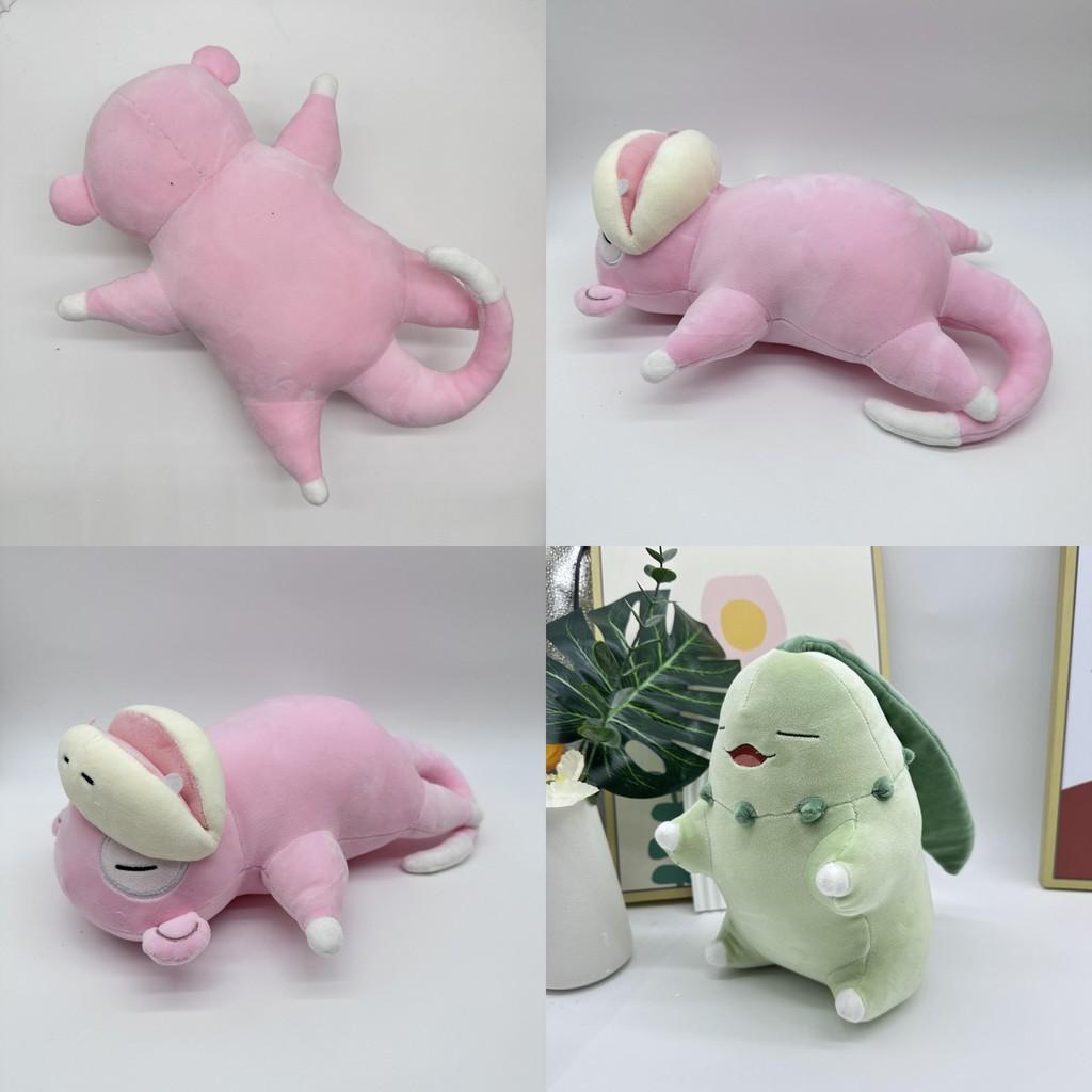 Pokemon Slowpoke Cubone Chikorita Sleep Series Plush Toys With Pp Cotton Fill For Kids And Bedroom Decor