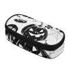 Pencil Bag Durable Polyester Fabric Roomy Interior Smooth Zipper with Main Compartment Mesh Pocket and Pen Slots for Boys Girls