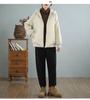 New Autumn/Winter Women's Korean-Style Thickened Hooded Jacket - Simple, Fashionable, and Warm.