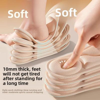 35-46 Atmungsaktive Bequeme Einlegesohlen, Damen High Heels, Sportschuhe, Freizeit-Einlegesohlen, Schuhzubehör, Herren und Damen Tägliches Schuhzubehör