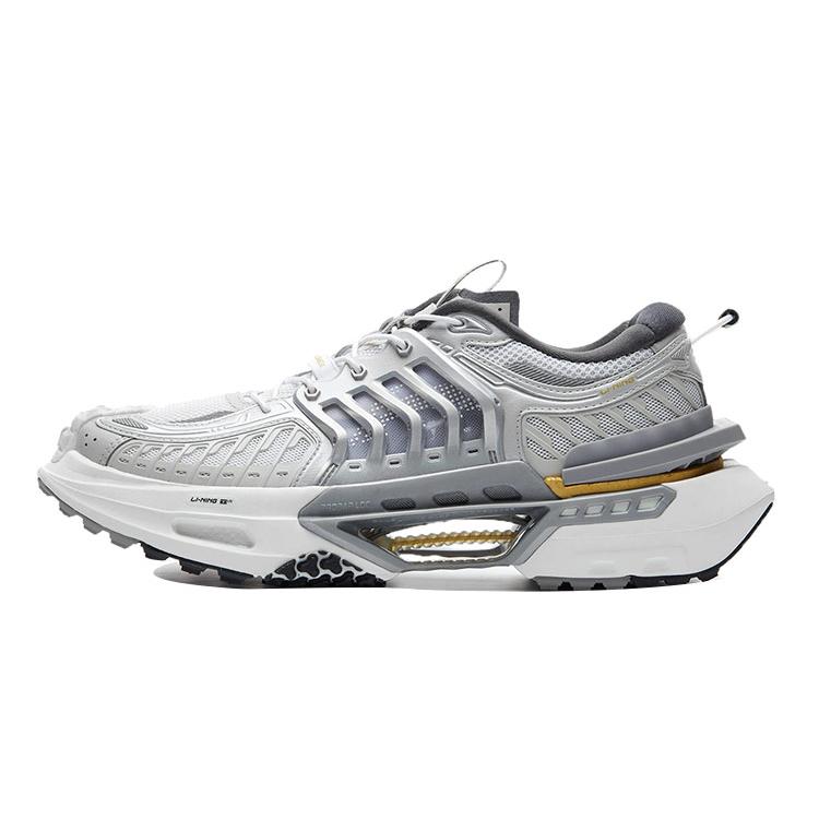 

Li Ning Casual Shoes Men s Low top Gray/White AGLR041-20 43.5