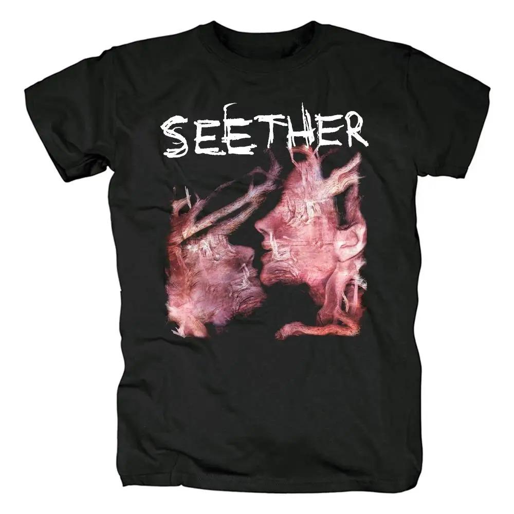 Heavy Metal Seether T Shirt Women Men Rock Band Casual Short Sleeve Amusing Fashion Vintage Streetwear Graphic Harajuku T Shirt