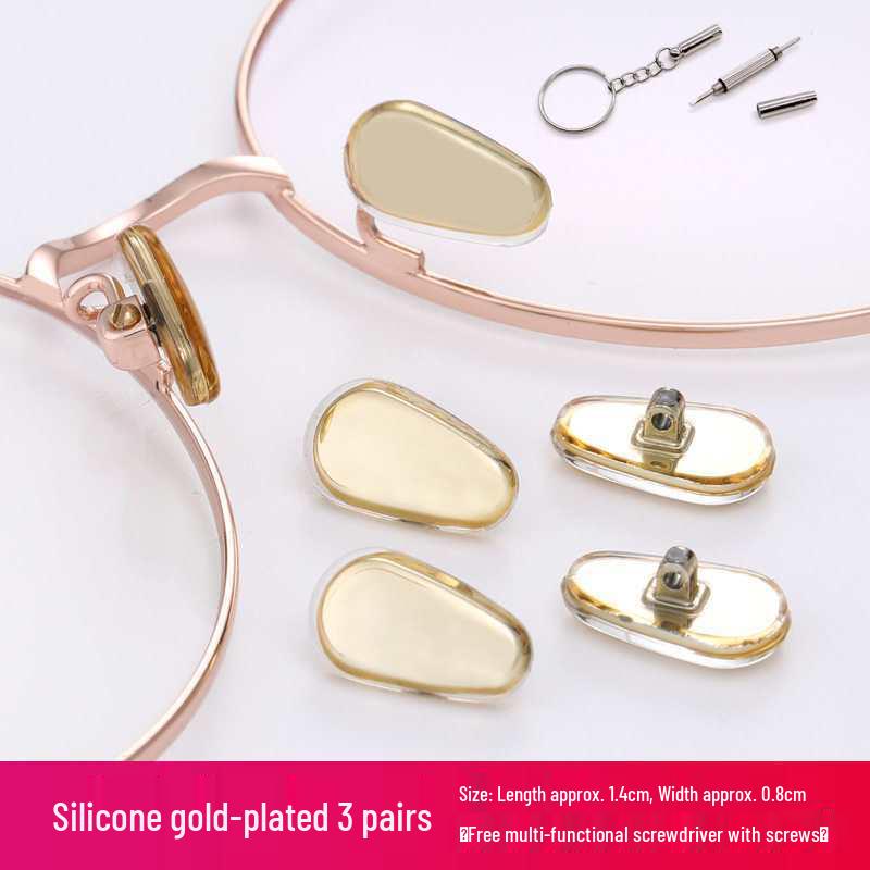 Eyeglass Repair Kit: Screwdriver Set, Nail Cutter, Nose Pads, Frameless Accessories