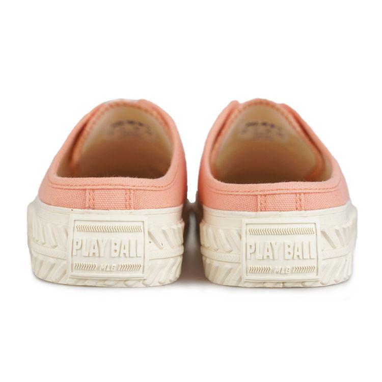 MLB Playball Mule Slip-On Non-Slip Durable Low-Top Canvas Shoes Unisex sneakers Cherry-Blossom-Pink 32SHS1111-07P