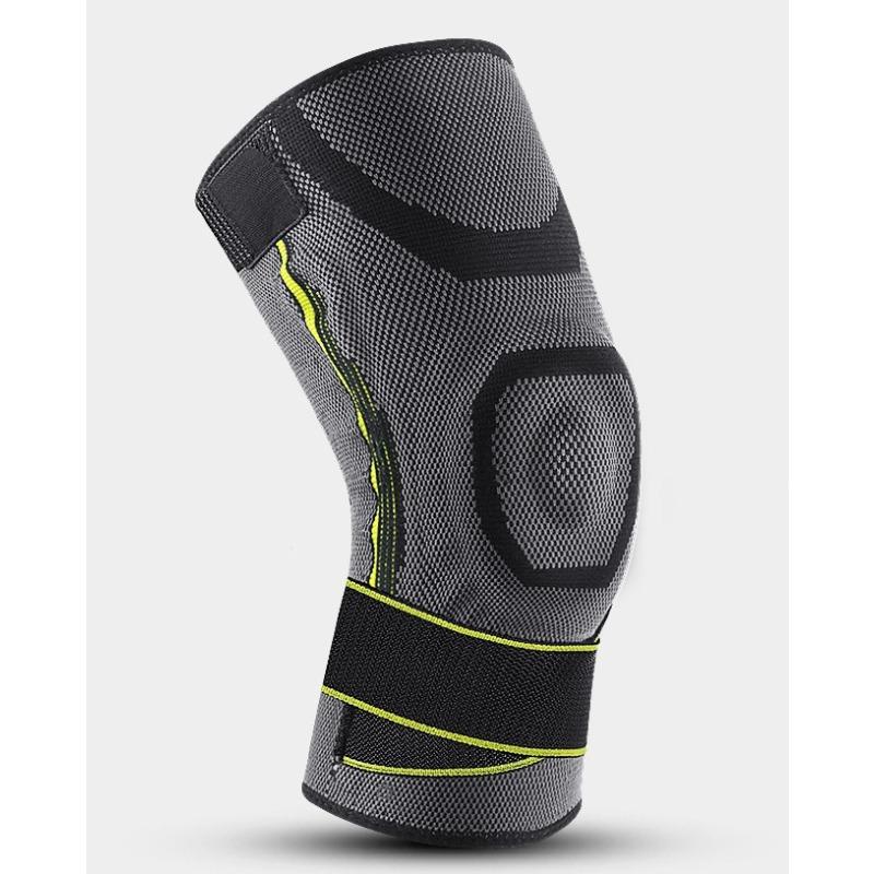 Outdoor Fitness Cycling Running Patella Knee Knitting Sports Breathable Straps Non-slip Knee Pads Silicone Cover Protector
