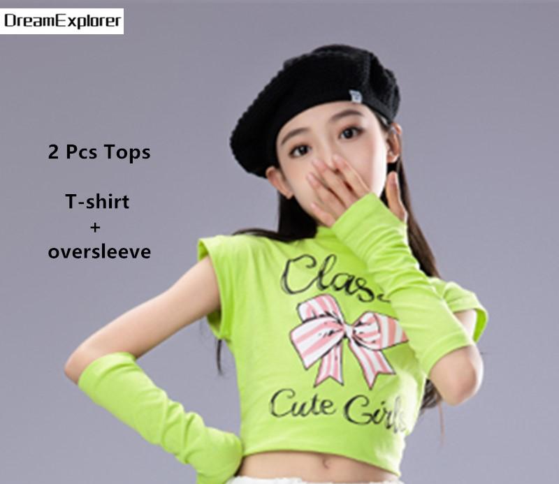 Hip Hop Mädchen Süßigkeiten Crop Top Street Dance Stufenröcke Kinder Süßes Streetwear Kind Jazz Cheerleader Kostüme Kleidung Sets