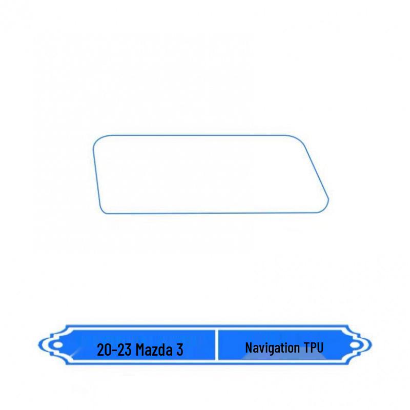 Mazda 3 Next Gen Interior Protection Sticker Film - HD Screen
