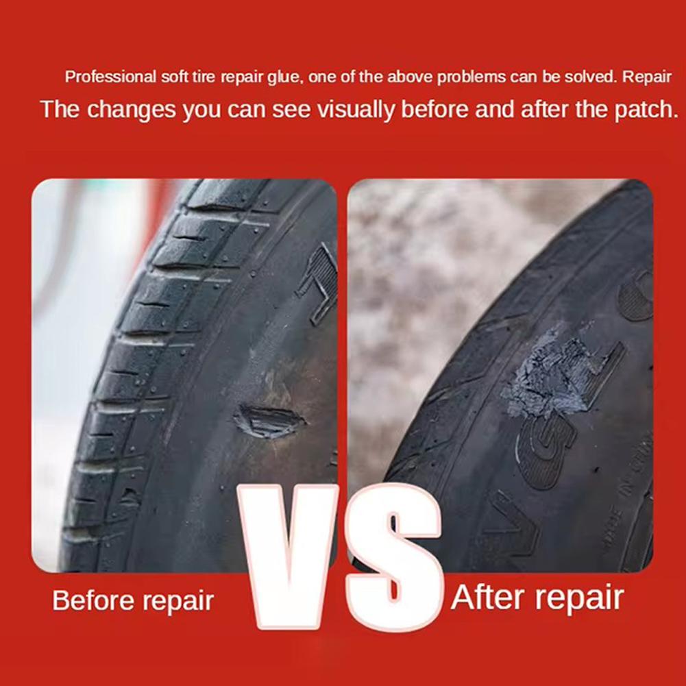 Auto Reifen Reparatur Kleber Motorrad Fahrrad Reifen Schwarz Kleber Werkzeuge Reparatur Kleber Rad Leistungsstarke Riss Reparatur Auto Klebstoff Schnell Sil l6o5