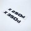 3D Glossy Black Letters X250d X350d 4Matic Etition 1 Emblem for Mercedes Benz X Car Fender Badge Trunk Nameplate Logo Sticker