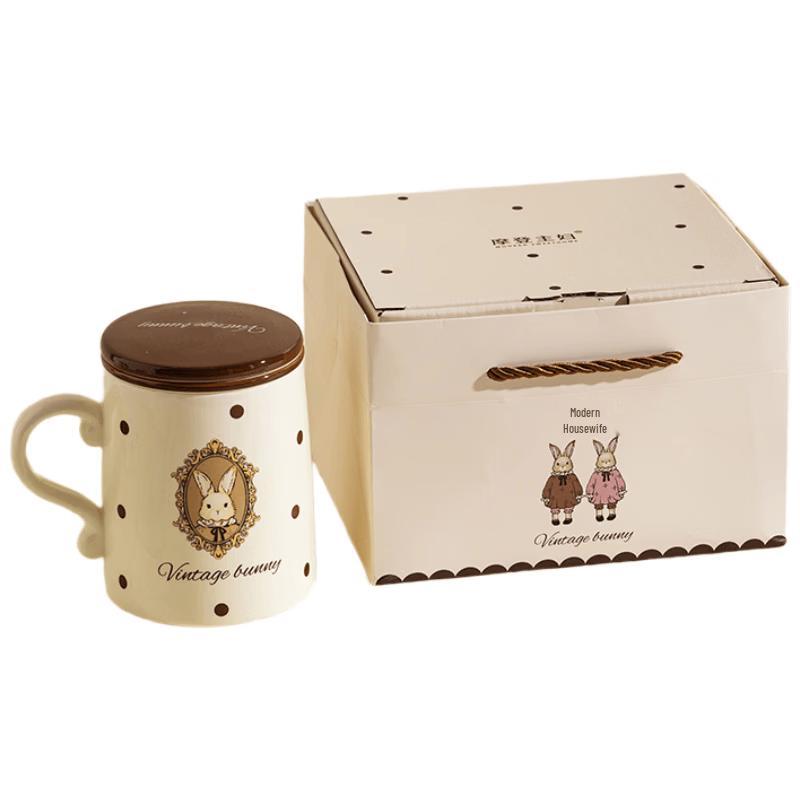 Hera Rabbit Ceramic Tea Infuser Mug 350ml