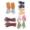 Waterproof Halloween Cosplay Gloves Vinyl Makeup Party Props Werewolf Simulated Gloves  Carnival