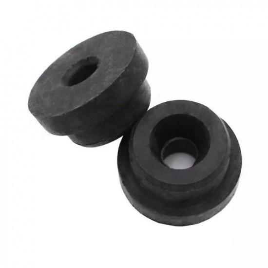 2Pcs Lower Radiator Support Rubber Black 90480-40012 For Lexus SC300 SC400 Supra