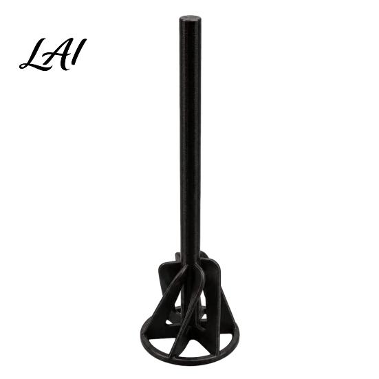 Paint Mixing Attachment 6 Inch Stirrer for Drill 3D Printed Mixer Attachment Epoxy Resin Hex Shaft Stirring Rod Resin Epoxy Silicone Molds 1pc чёрный