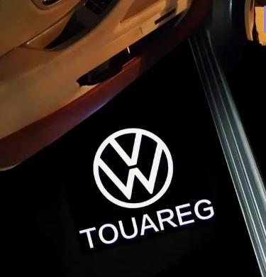 2Pcs For VW Volkswagen Golf 3 4 Sharan Touran Lavida Caddy Beetle Jetta MK4 Bora MK3 Polo LED Car Door Logo Light Projector Lamp CWS1 