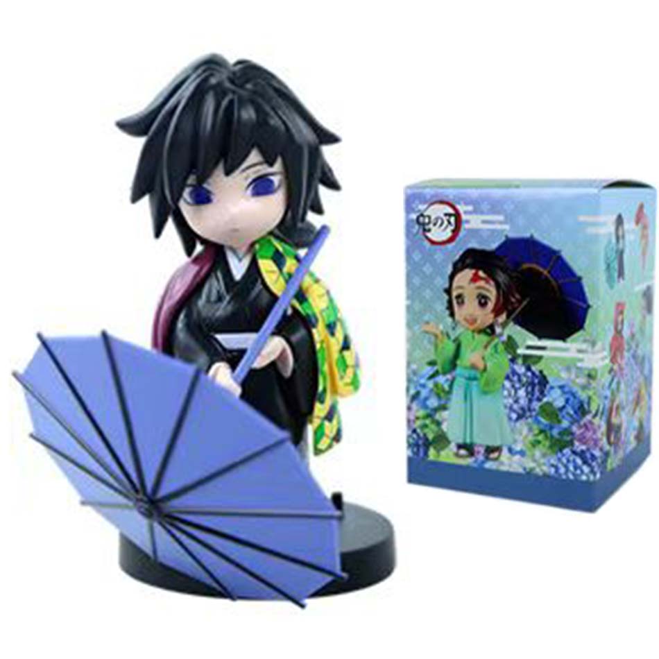 Model Creative Model New Hot Sale Demon Slayer Tanjiro Nezuko anime cartoon figure personalized statue ornament box Gift