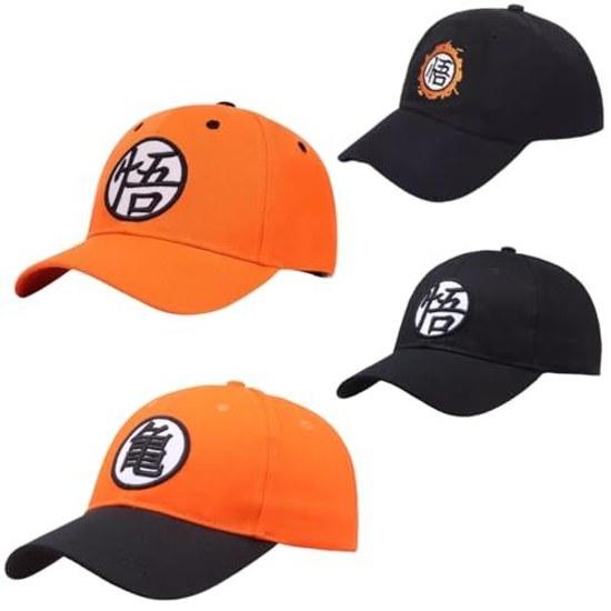 Wukong Majin Turtle Hat Baseball Cap Dragon Ball Goods Summer Cotton Fabric Sun Protection UV Shade Outdoor Breathable Kids Students Adults Commuting