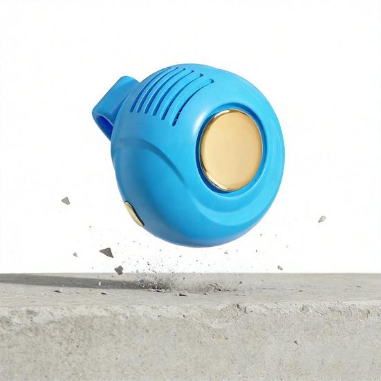 Portable Silent Mini Bladeless Electric Fan 3-Level Adjustable Wind Clip-On Fan for Shirt Waist Bag Hands-Free Cooling Device for Outdoor