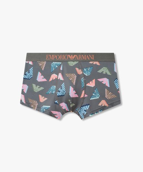 

[Emporio Armani Underwear] Мужские трусы-боксеры с 3D-принтом логотипа 0816112038 [Отправка из Кореи] 100% Оригинал Melange Grey - S