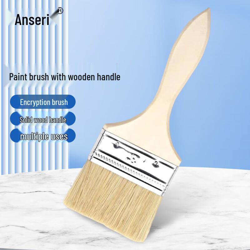 Ancairui Wooden Handle Paint & Dust Brush Set