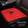 Plaid Heated Car Seat Cushion for All Seasons - Single Seat Interior Accessory.