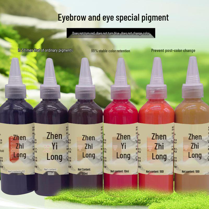Beauty M Color VV Eyebrow & Lip Embroidery Tattoo Ink - Liquid Water-Resistant Cosmetic