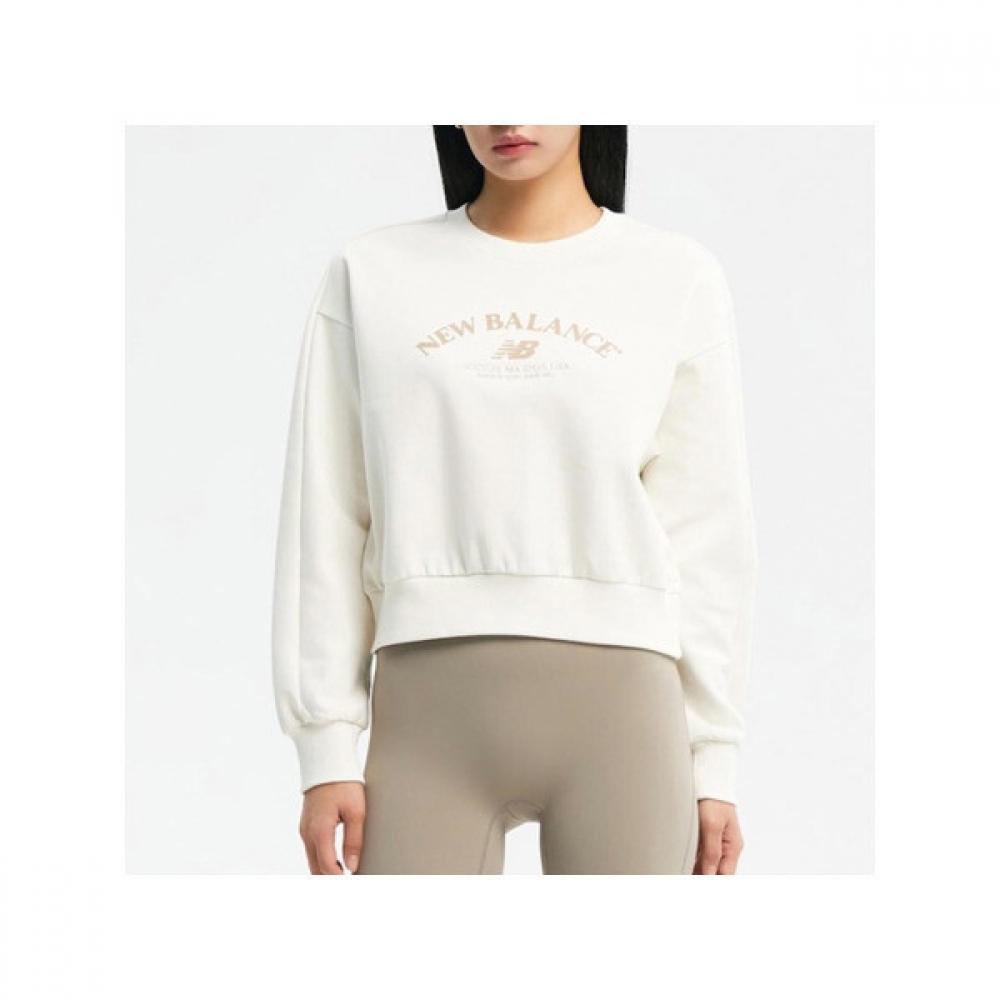 New Balance Women S Signature Semi Crop SweatShirt Nbncd3w822 64