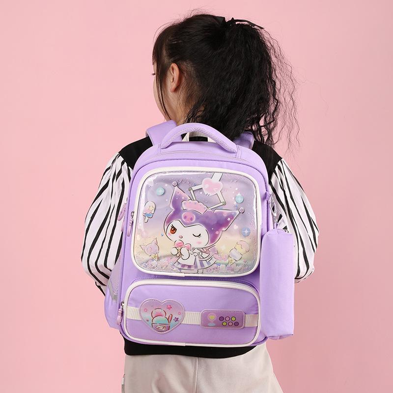 School Bag for Girls and Primary School Students New Girls Spine Protection To Reduce the Burden On Children