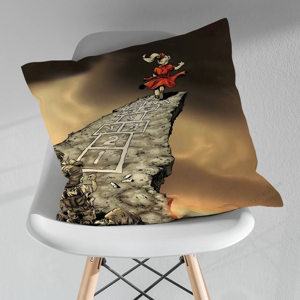 Band KKorn Rock pillow over living room sofa cushion cover home decoration bedroom room bed pillow cover