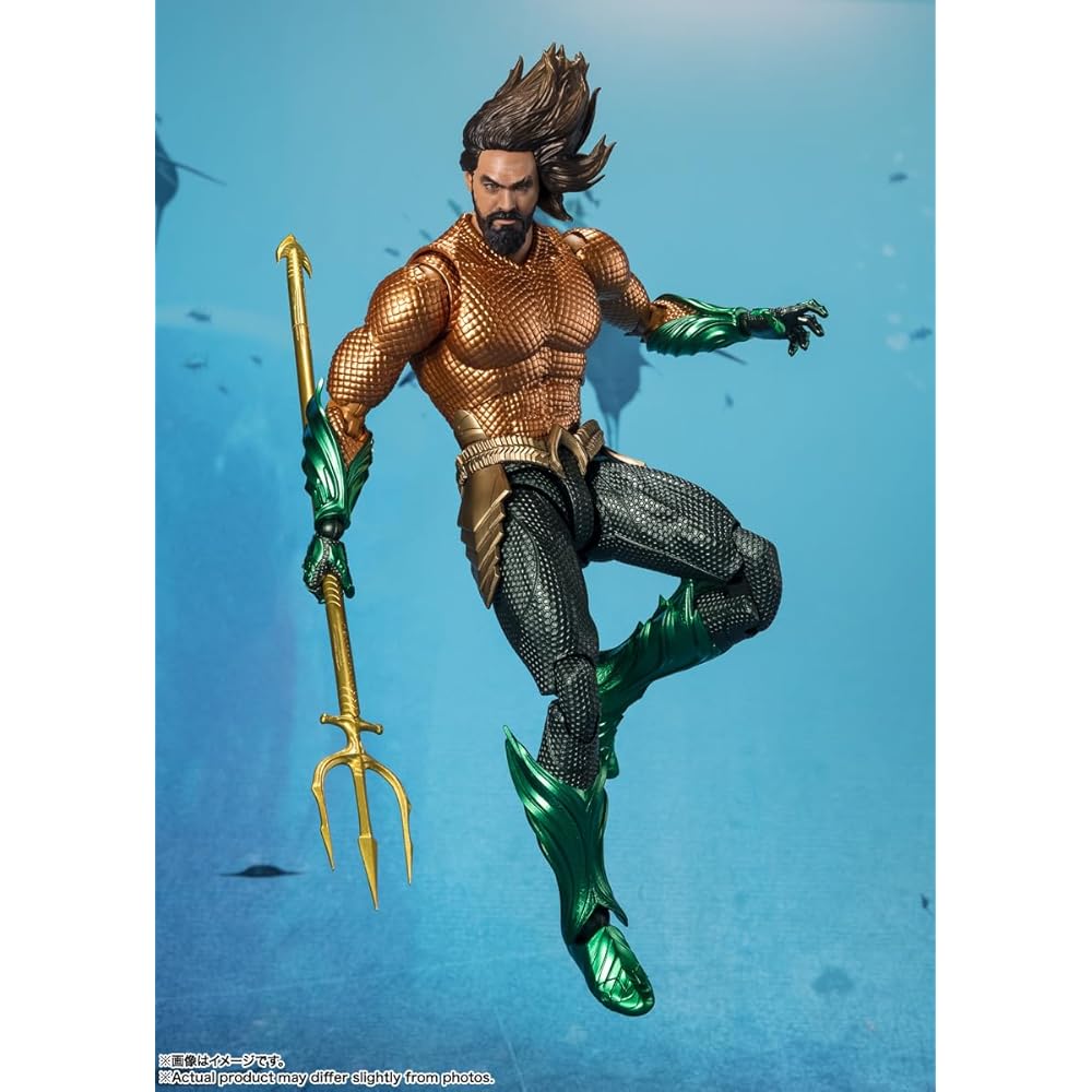 TAMASHII NATIONS S.H. Figuarts Aquaman Action Figure 160mm ABS PVC Painted Movable Collectible