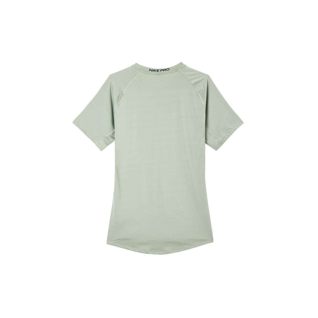 Nike Pro Dri-Fit Comfortable Moisture-Wicking Slim Fit Short Sleeve T-Shirt Men Tops Horizon-Green Black FB7933-370