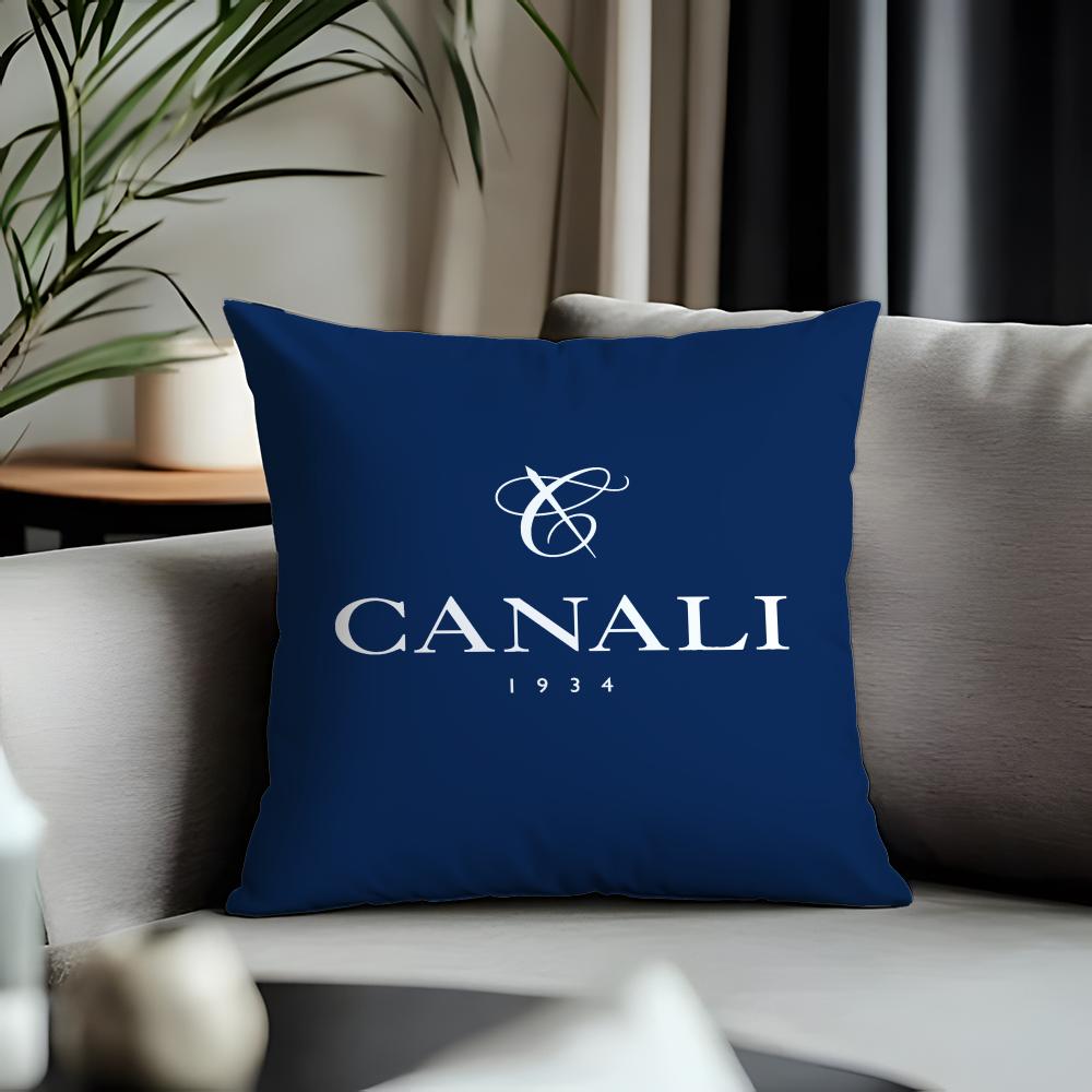 Hot CCcanalied Cushion Cover Antidustmite Pillowcase Invisible Zipper Silky Short Plush Sofa Cushion Cover
