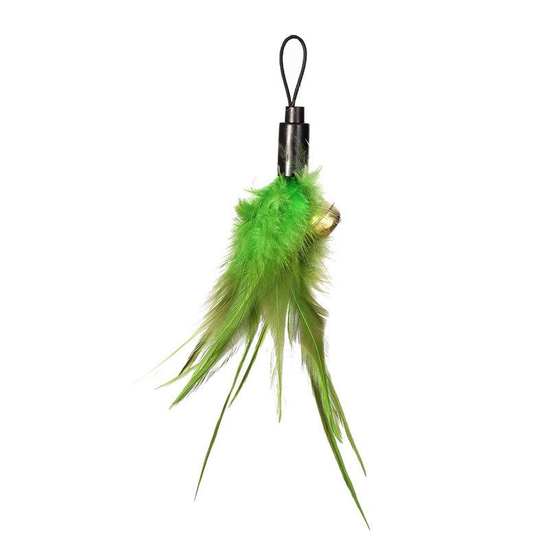 Cat Teaser Stick Replacement Feather Heads - Chicken & Feather Options
